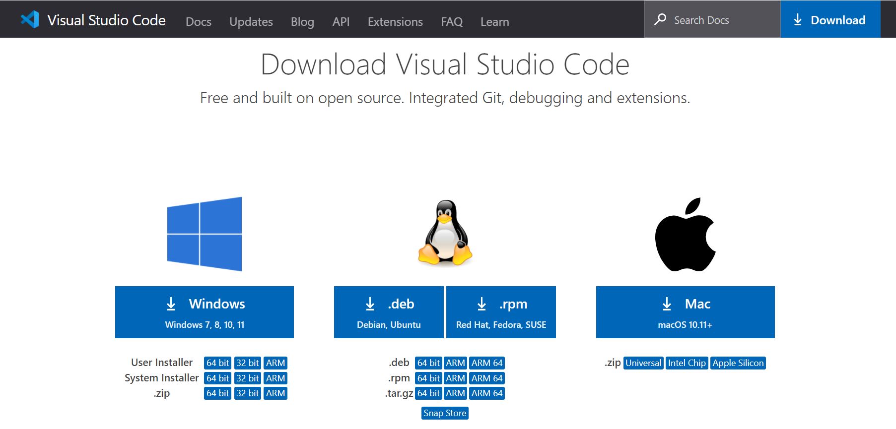 VSCode Webpage