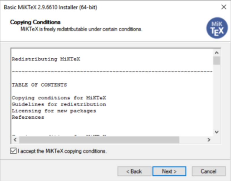 Windows MiKTeX Installer