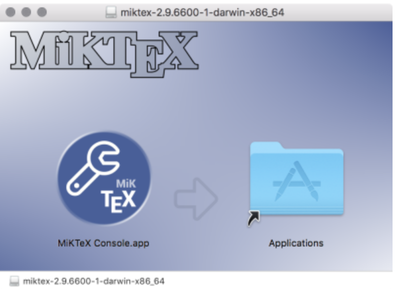 macOS MikTeX Installer